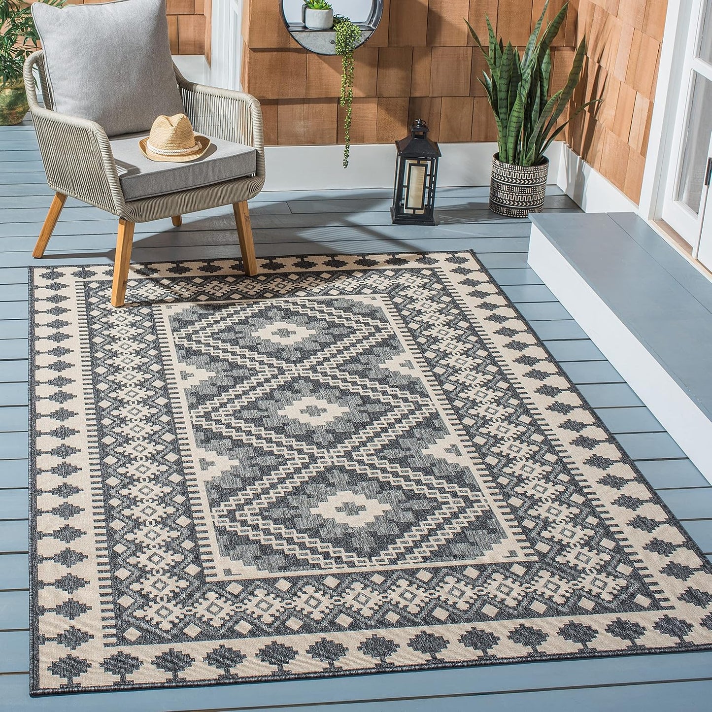 Alfombra interior exterior 2x3ft 7" Polipropileno
