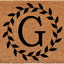 Felpudo con monograma G 17x29pulg