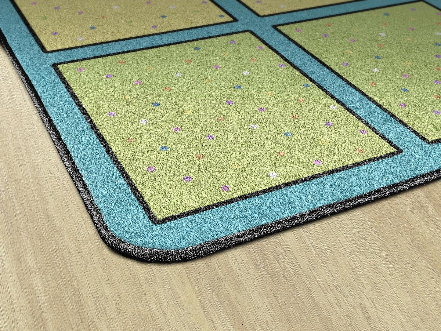 Alfombra educativa para niños 7'6"x12" 24 asientos