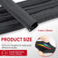 Mangas trenzadas negras para cables 1-15pies