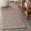 Tapete marroquí Ourika textura geométrica 2x8ft