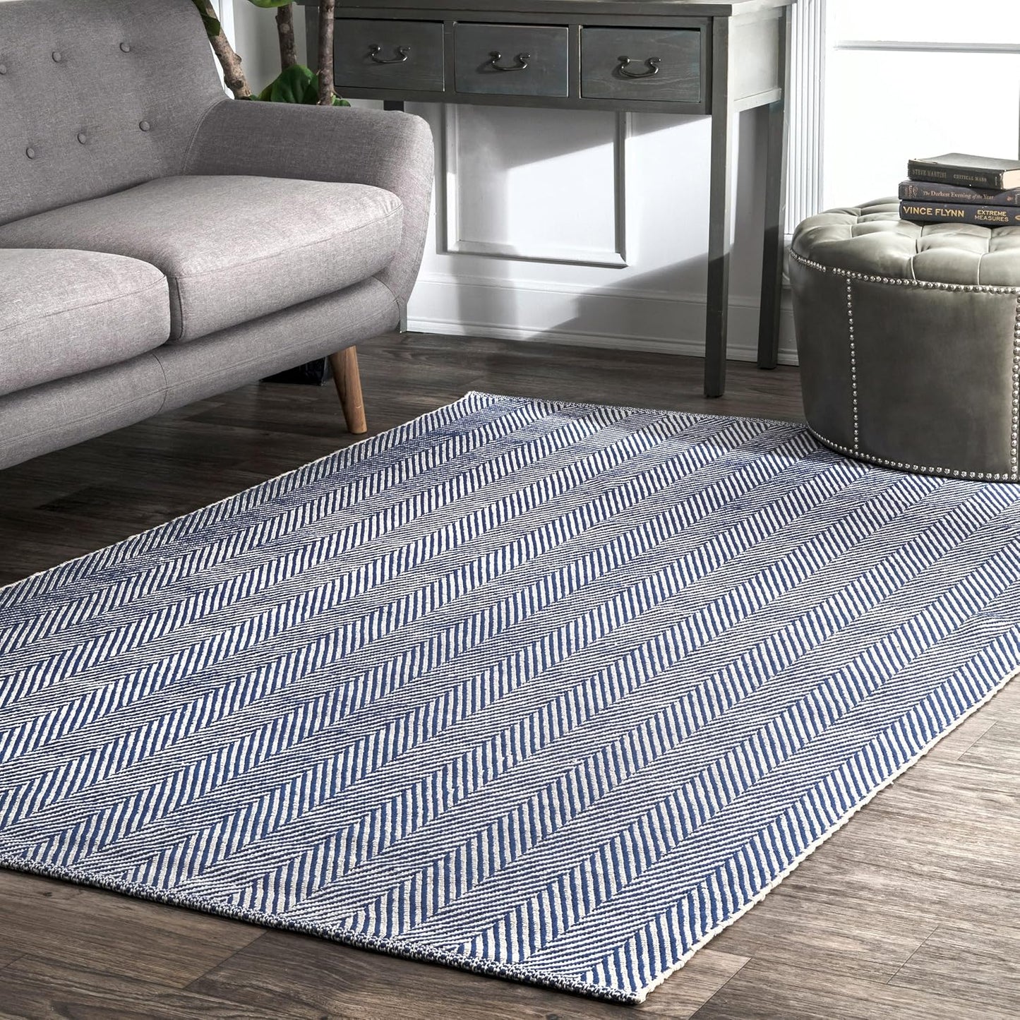Alfombra afelpada tejida a mano Armitra