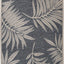 Alfombra área interior exterior diseño hoja azul 5x7ft