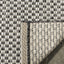 Alfombra lavable exterior 4x5ft 7" negro gris claro