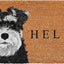 Felpudo Negro para Entrada 17x29" de Algodón