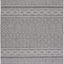 Alfombra lavable exterior 9x12ft negro gris CY8168-37621
