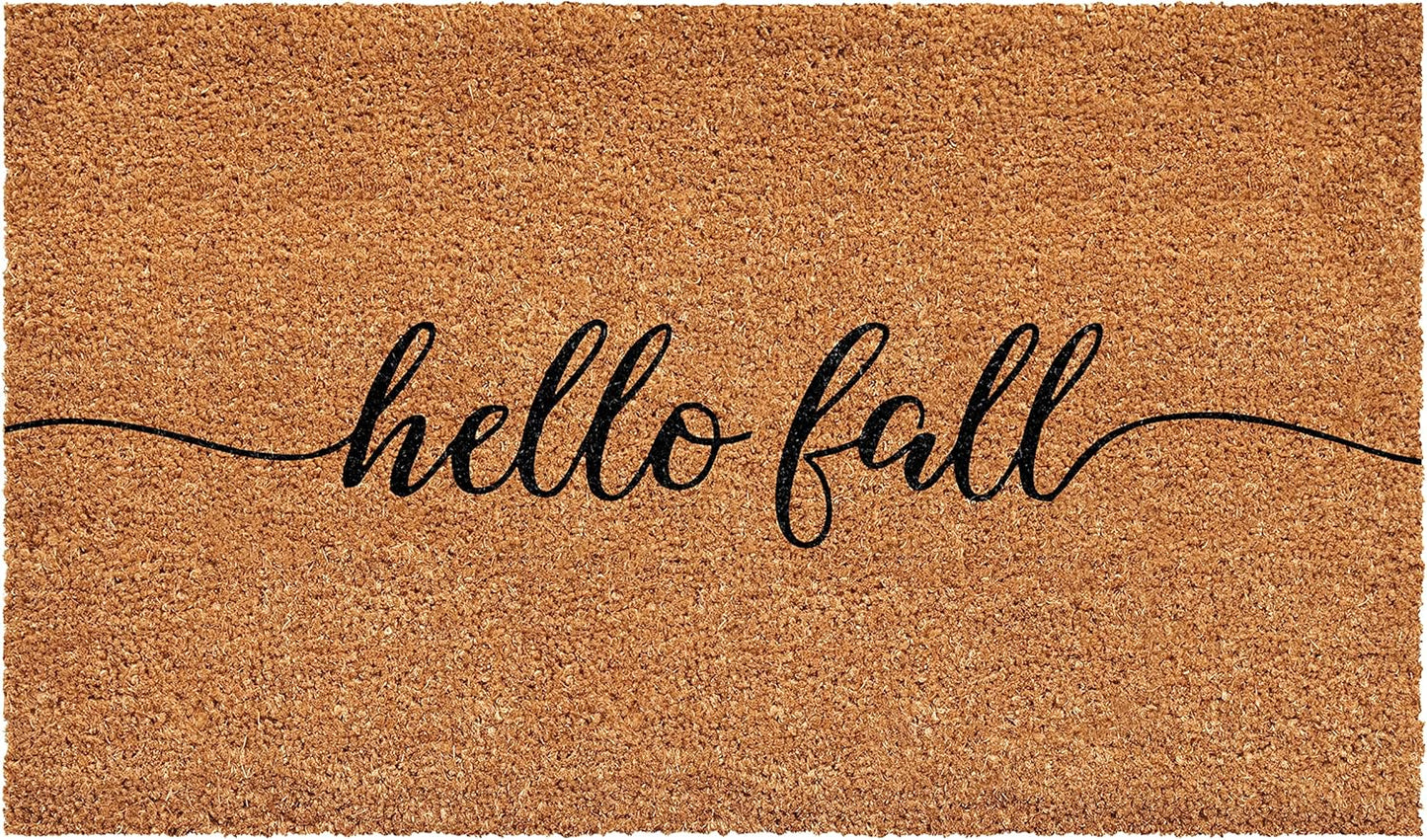 Felpudo Bienvenida Hello Fall 30x48pulg
