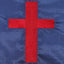 Bandera cristiana 3x5ft Oxford Poly bordado decoración hogar