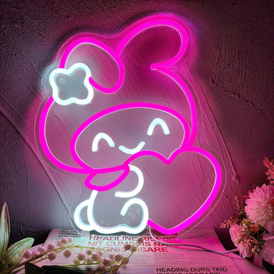 Letrero neón anime para decorar pared dormitorio