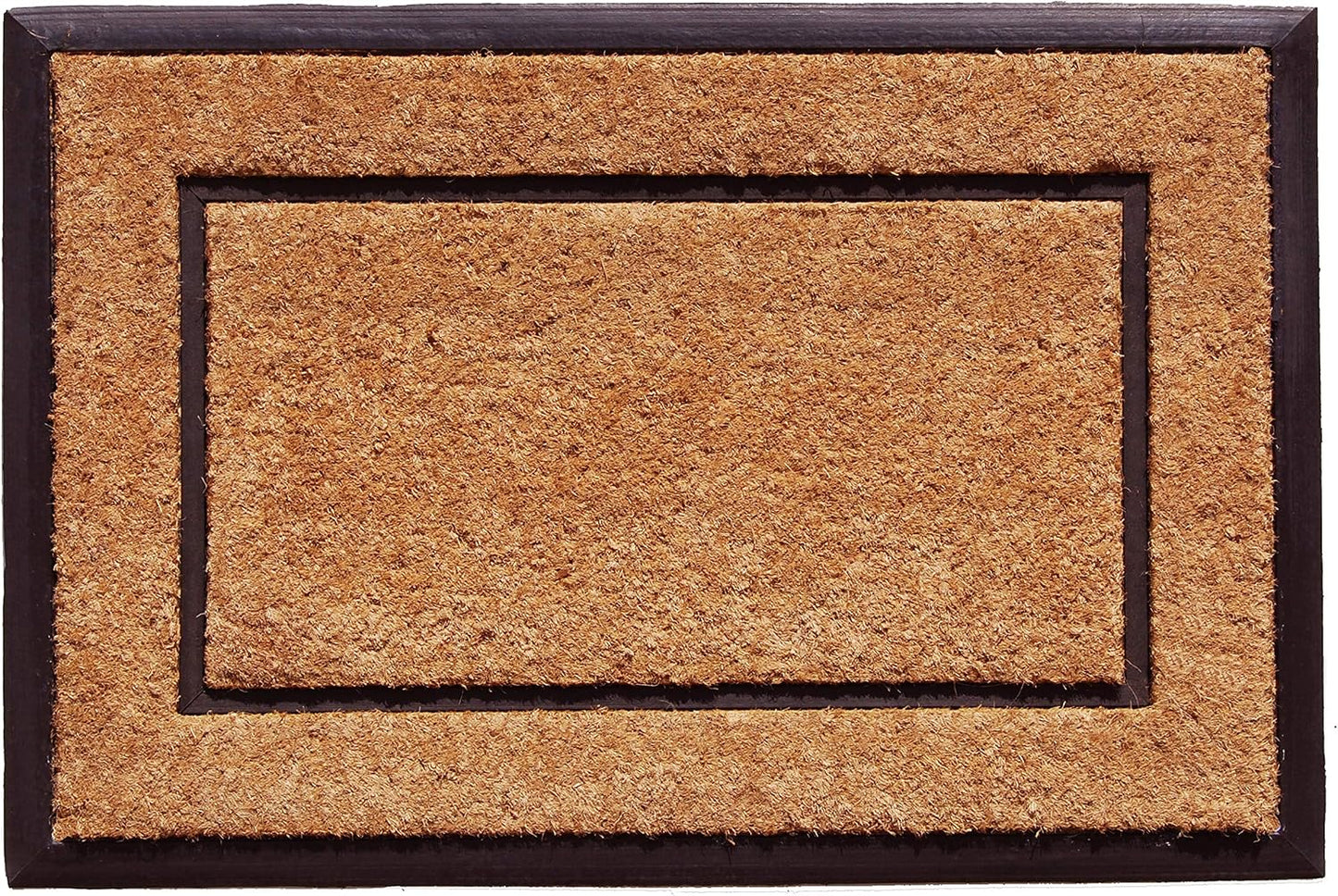 Felpudo Maxen 18x30" color natural/negro