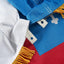 Bandera iglesia episcopal 3x5ft flecos dorados doble cara