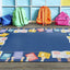 Alfombra educativa infantil 6x8ft4pulg multicolor para