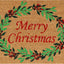 Felpudo Navidad 17x29" multicolor