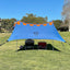 Refugio solar deportivo con estacas recicladas 4.5lb