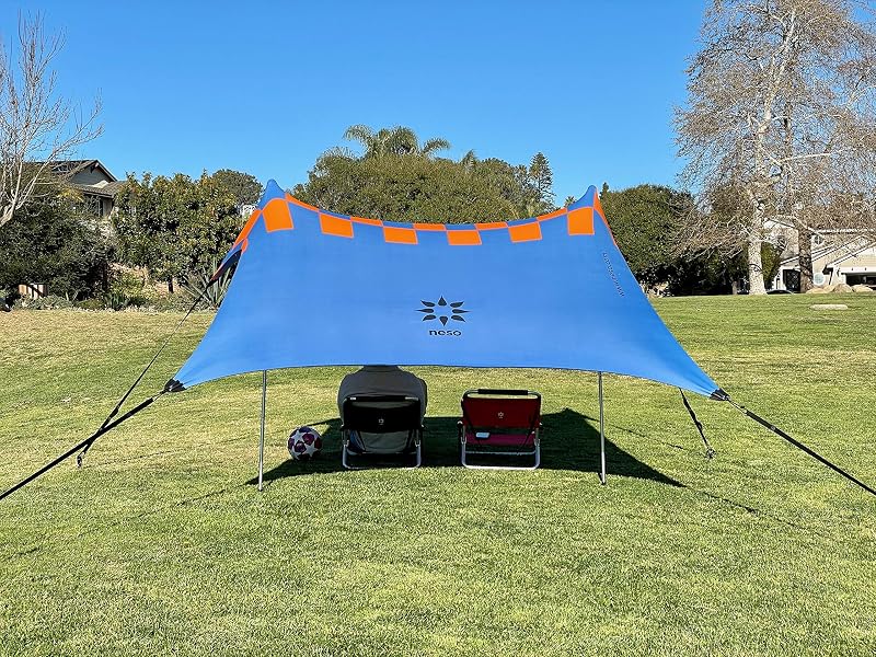 Refugio solar deportivo con estacas recicladas 4.5lb