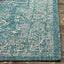 Alfombra exterior lavable Courtyard 2'3x8' turquesa no