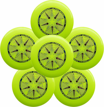Disco Ultimate Frisbee 6.17oz 6uds color amarillo