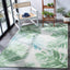 Alfombra lavable exterior 5'3x7'6 verde azulado BAR590X