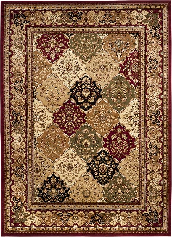 Alfombra sala dormitorio 8x11pies diseño oriental no pelusa