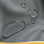4 Cortinas impermeables patio 54x95" ojales grises