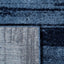 Alfombra área 8x10ft diseño abstracto moderno azul claro