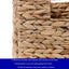 Cesta almacenamiento jacinto plegable hierro 4 Pzas