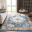 Tapete decorativo Monaco 2'2x4' naranja celeste desgastado