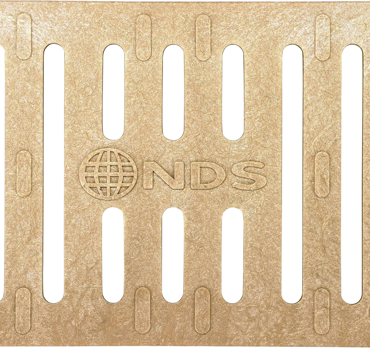 Rejilla drenaje plástico 4-1/8pulg x 2ft patios