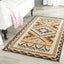 Alfombra decorativa 4x5ft 7pulg bohemio