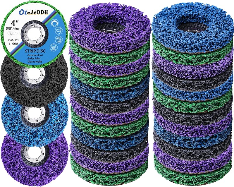 20 Pzas Discos Tira 4x5/8pulg para Amoladora