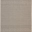 Alfombra exterior lavable Courtyard 5'3x7'7 beige y negro