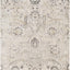 Alfombra 4x6ft para sala dormitorio cocina color carbón