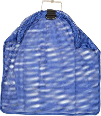 Red pesca submarina acero inox 24x17pulg malla reforzada azul