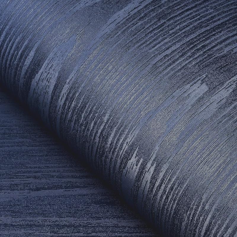 Papel contacto madera teñida 36x200" azul marino impermeable
