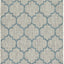 Alfombra área rectángulo 4x6ft gris/marfil