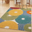 Alfombra multicolor 3x5" dormitorio sala comedor cocina