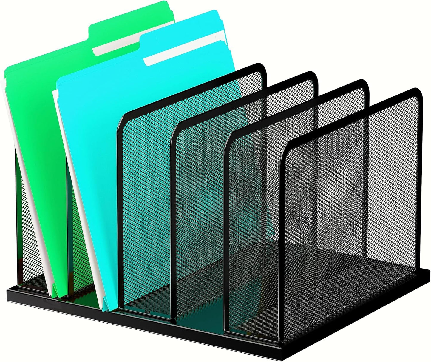 Organiz. archivos escritorio vertical malla 5 secciones