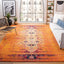 Tapete moderno abstracto estilo vintage gris naranja