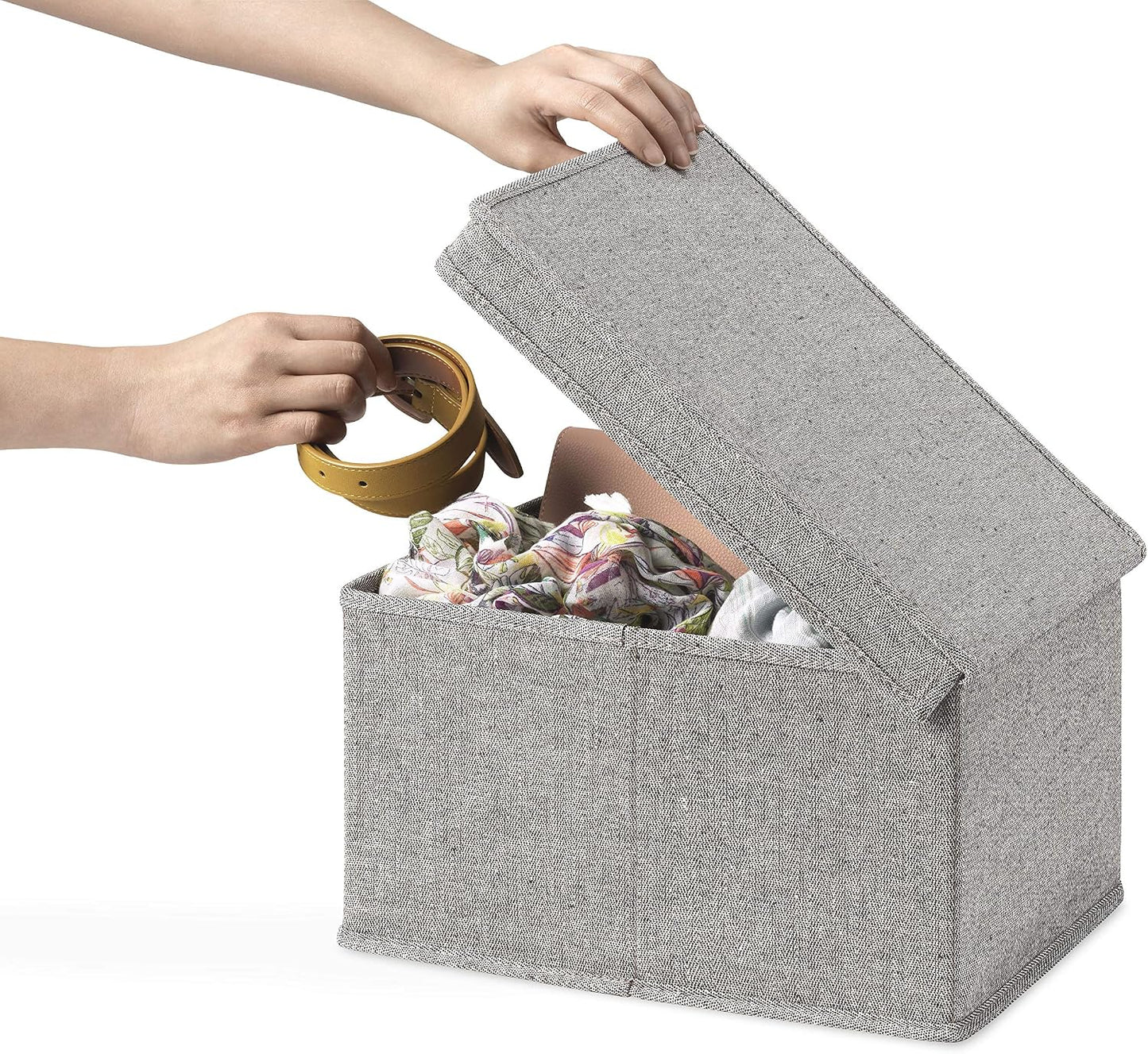 Caja almacenamiento con tapa
