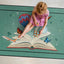 Alfombra educativa infantil 4x6ft dormitorio set