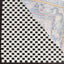 Alfombra Blanca de 2x8ft para Sala y Dormitorio