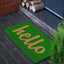Felpudo Verde de 24x36" para Entrada de Casa