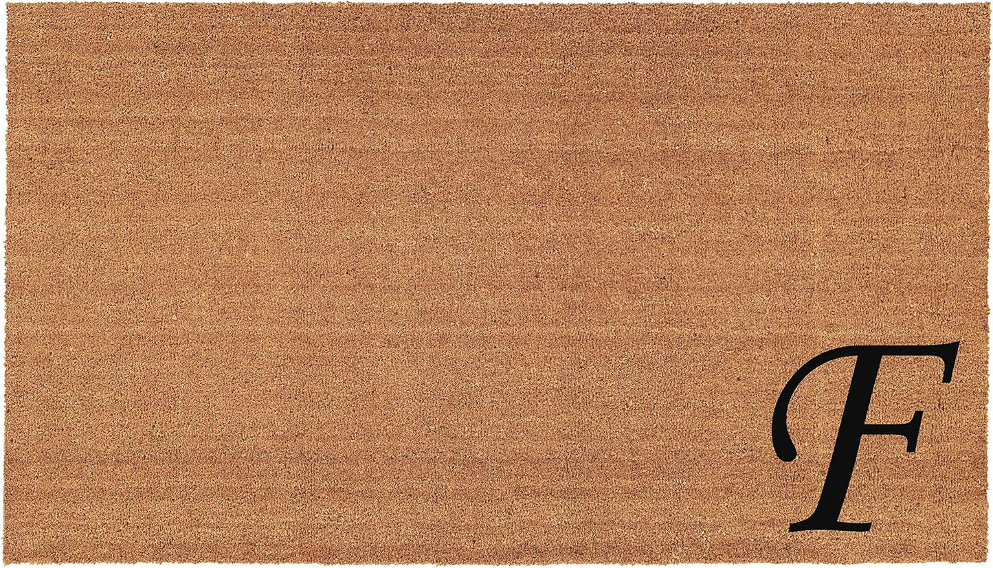 Felpudo monograma F Urban Chic 17x29"
