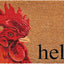 Felpudo de Gallo 17x29 Pulg para Entrada de Casa