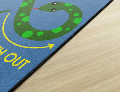 Alfombra Rectángulo 30x30" Aula Entrada Hogar