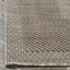 Alfombra decorativa impermeable 2'3"x12' beige/marrón