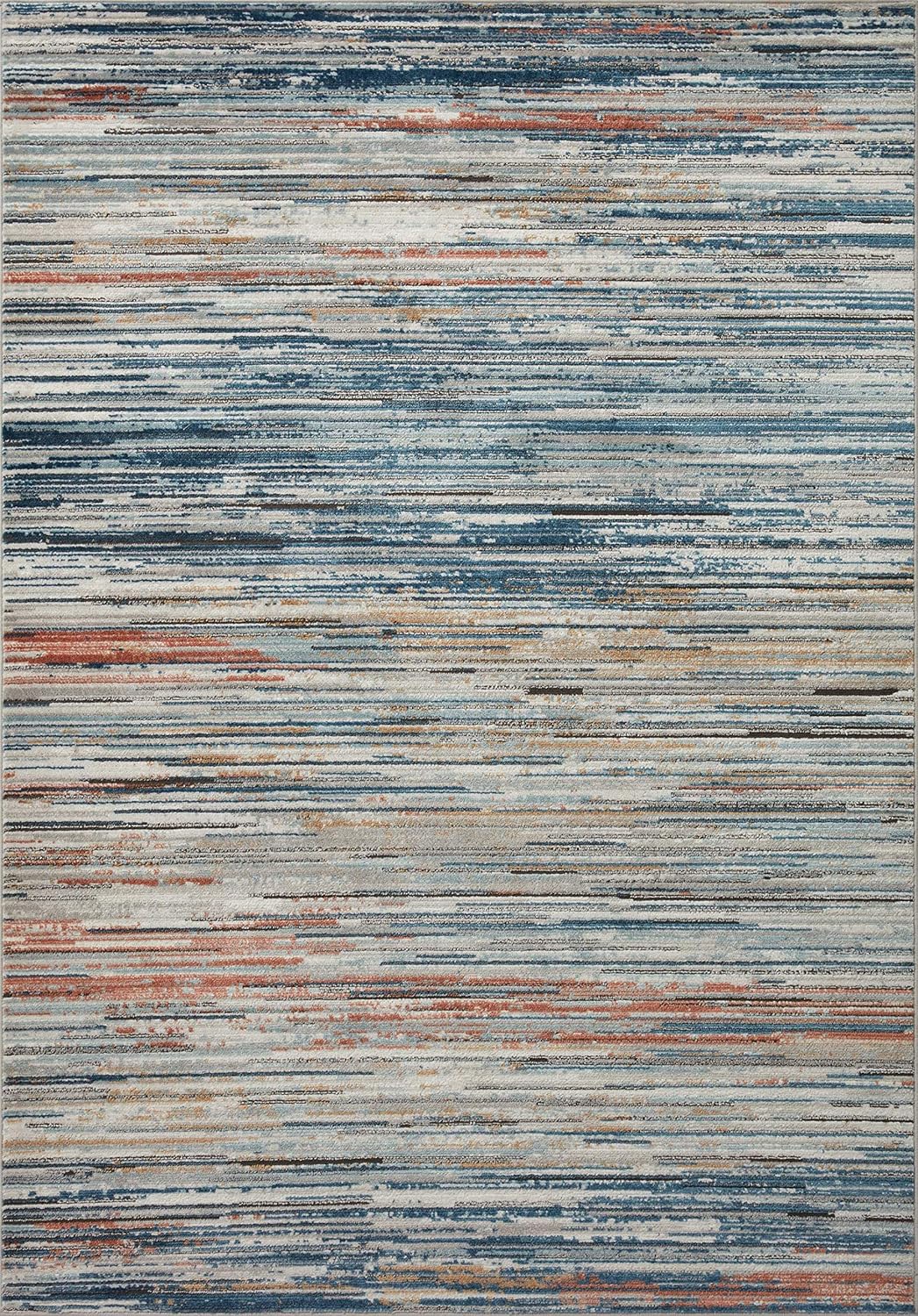 Alfombra área 5x8 Grey estilo contemporáneo