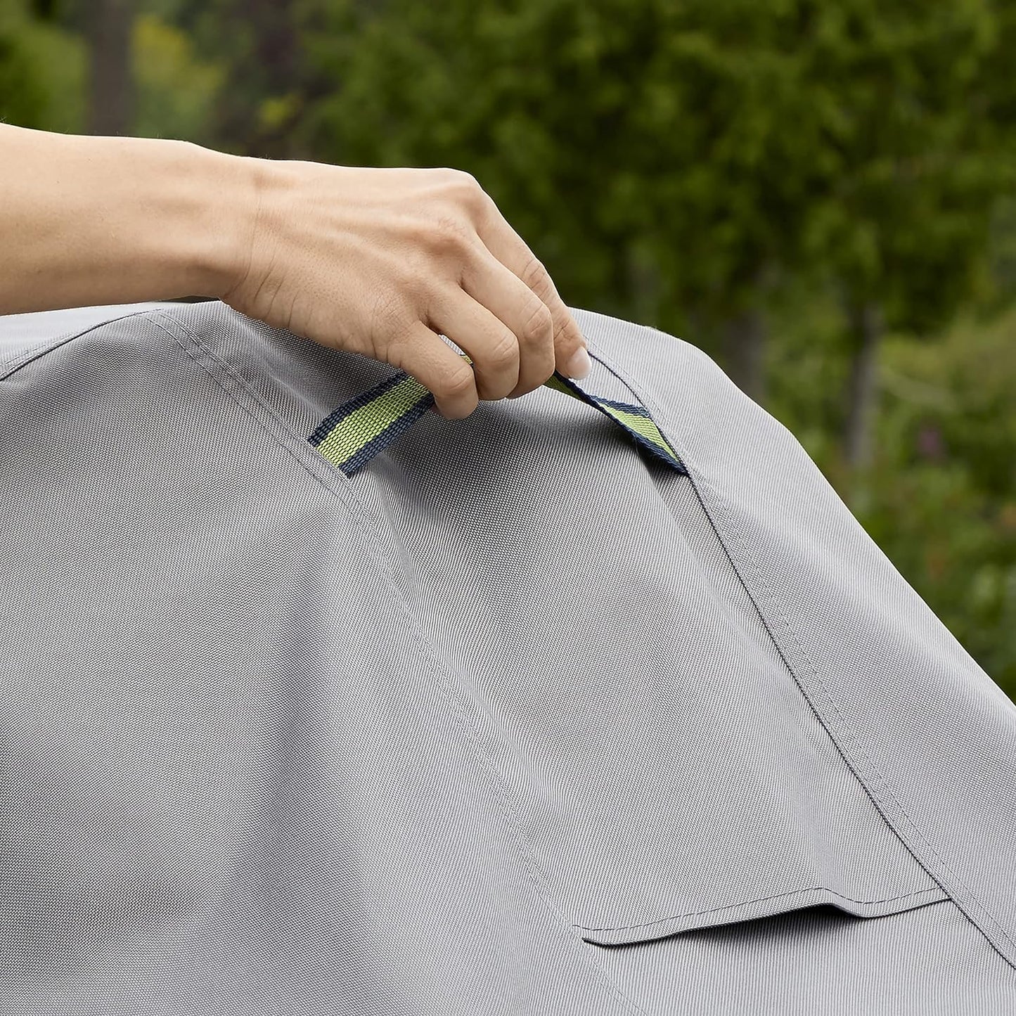 Funda mueble patio 50" cuadrada color gris
