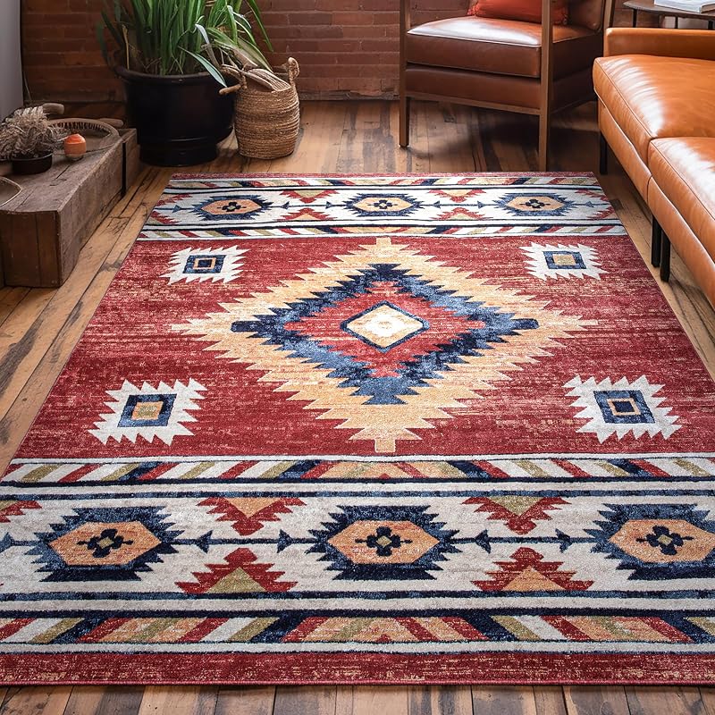 Alfombra tribal suroeste 5x3x7x3"