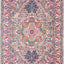 Alfombra gris claro/rosa 5x7ft dormitorio sala comedor